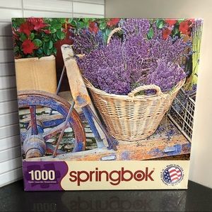 NWT Springbok 1000 piece Basket of Lavender puzzle